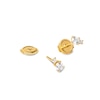 Thumbnail Image 4 of PDPAOLA™ at Zales 1/5 CT. T.W. Lab-Grown Diamond Duo Stud Earrings in 18K Gold