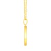 Thumbnail Image 3 of 1/15 CT. T.W. Diamond Libra Zodiac Disc Pendant in Sterling Silver with Yellow Rhodium