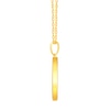 Thumbnail Image 3 of 1/10 CT. T.W. Diamond Scorpio Zodiac Disc Pendant in Sterling Silver with Yellow Rhodium