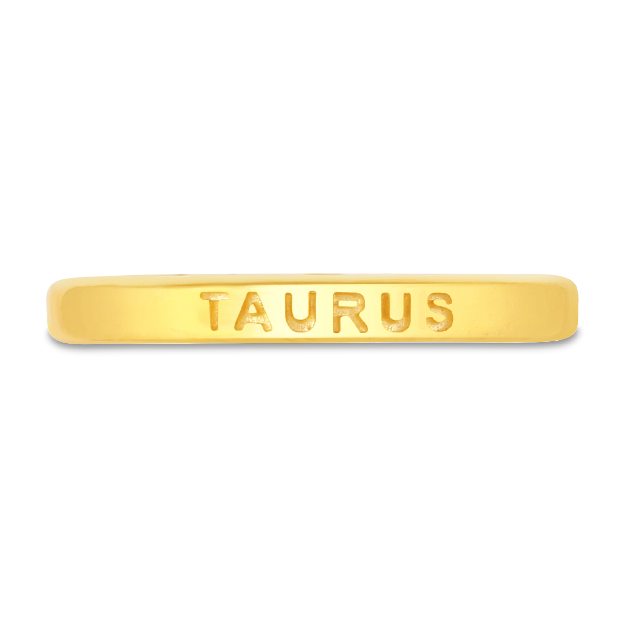 1/20 CT. T.W. Diamond Taurus Zodiac Disc Pendant in Sterling Silver with Yellow Rhodium