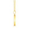 Thumbnail Image 2 of 1/10 CT. T.W. Diamond Virgo Zodiac Disc Pendant in Sterling Silver with Yellow Rhodium