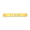 Thumbnail Image 3 of 1/20 CT. T.W. Diamond Gemini Zodiac Disc Pendant in Sterling Silver with Yellow Rhodium