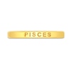 Thumbnail Image 3 of 1/10 CT. T.W. Diamond Pisces Zodiac Disc Pendant in Sterling Silver with Yellow Rhodium
