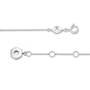 Thumbnail Image 3 of Blue Sapphire Circle Hexagon Bracelet in 10K White Gold