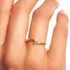 Thumbnail Image 2 of PDPAOLA™ at Zales 1/10 CT. T.W. Lab-Grown Diamond Duo Bypass Ring in 18K Gold