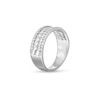 Thumbnail Image 3 of 1 CT. T.W. Diamond Edge Double Row Band in 14K White Gold