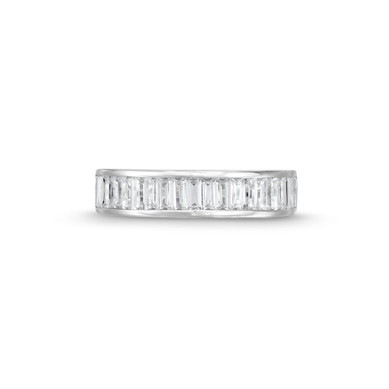 1 CT. T.w. Certified Baguette-Cut Lab-Grown Diamond Band in 14K White Gold (F/Vs2)