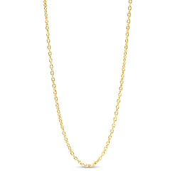 PDPAOLA™ at Zales Adjustable Cable Chain Charm Necklace in Sterling Silver with 18K Gold Plate - 19.5&quot;