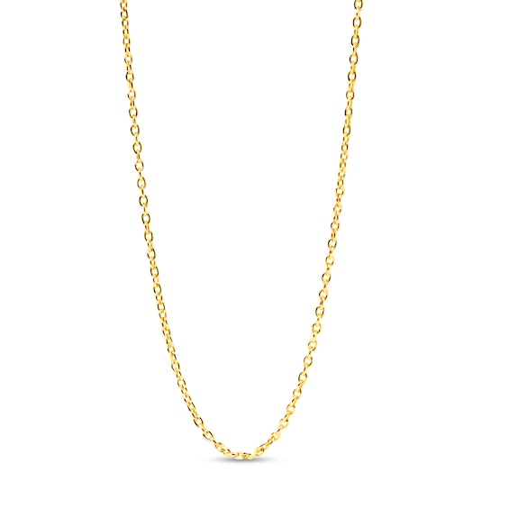 PDPAOLAâ¢ at Zales Adjustable Cable Chain Charm Necklace in Sterling Silver with 18K Gold Plate - 19.5"