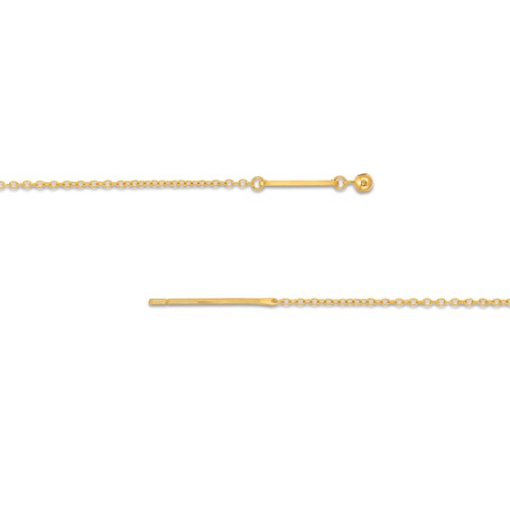 PDPAOLAâ¢ at Zales Adjustable Cable Chain Charm Necklace in Sterling Silver with 18K Gold Plate - 19.5"