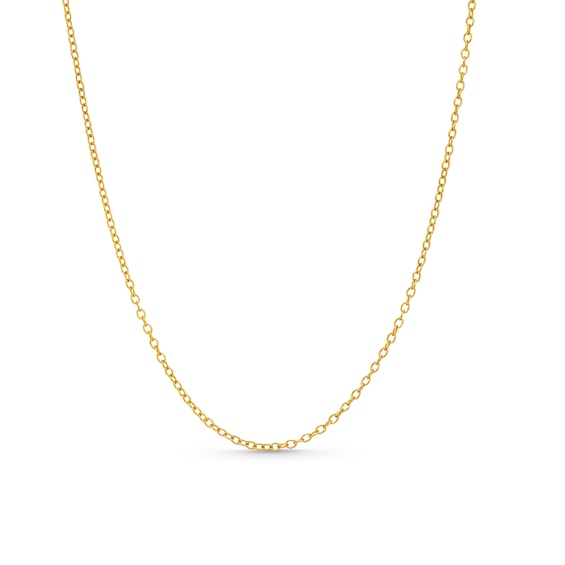 PDPAOLAâ¢ at Zales Adjustable Cable Chain Charm Necklace in Sterling Silver with 18K Gold Plate - 19.5"