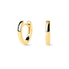 Thumbnail Image 1 of PDPAOLA™ at Zales 15.0mm Half Heart-Shaped Hoop Earrings in Sterling Silver with 18K Gold Plate