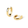 Thumbnail Image 2 of PDPAOLA™ at Zales 15.0mm Half Heart-Shaped Hoop Earrings in Sterling Silver with 18K Gold Plate