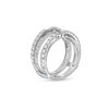 Thumbnail Image 2 of 1-1/4 CT. T.W. Diamond Split Double Row Enhancer in 14K White Gold