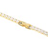 Thumbnail Image 3 of PDPAOLA™ at Zales Cubic Zirconia Tennis Necklace in Sterling Silver with 18K Gold Plate - 16.54"
