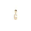 Thumbnail Image 0 of PDPAOLA™ at Zales Cubic Zirconia Letter "G" Initial Bead Charm in Sterling Silver with 18K Gold Plate