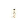 Thumbnail Image 0 of PDPAOLA™ at Zales Cubic Zirconia Number "3" Bead Charm in Sterling Silver with 18K Gold Plate