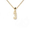 Thumbnail Image 2 of PDPAOLA™ at Zales Cubic Zirconia Number "3" Bead Charm in Sterling Silver with 18K Gold Plate