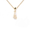 Thumbnail Image 2 of PDPAOLA™ at Zales Cubic Zirconia Number "4" Bead Charm in Sterling Silver with 18K Gold Plate