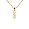 Thumbnail Image 2 of PDPAOLA™ at Zales Cubic Zirconia Number "5" Bead Charm in Sterling Silver with 18K Gold Plate