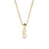 Thumbnail Image 3 of PDPAOLA™ at Zales Cubic Zirconia Number "5" Bead Charm in Sterling Silver with 18K Gold Plate