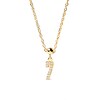 Thumbnail Image 3 of PDPAOLA™ at Zales Cubic Zirconia Number "7" Bead Charm in Sterling Silver with 18K Gold Plate