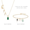 Thumbnail Image 4 of PDPAOLA™ at Zales Oval Amazonite Serenity Bead Charm in Sterling Silver with 18K Gold Plate