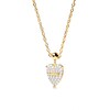 Thumbnail Image 2 of PDPAOLA™ at Zales Cubic Zirconia Heart with "MAMA" Bead Charm in Sterling Silver with 18K Gold Plate