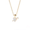 Thumbnail Image 1 of PDPAOLA™ at Zales Cubic Zirconia Heart with Arrow Bead Charm in Sterling Silver with 18K Gold Plate