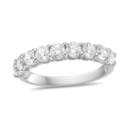 1-1/4 CT. T.W. Diamond Nine Stone Band in 10K White Gold (I/I2)