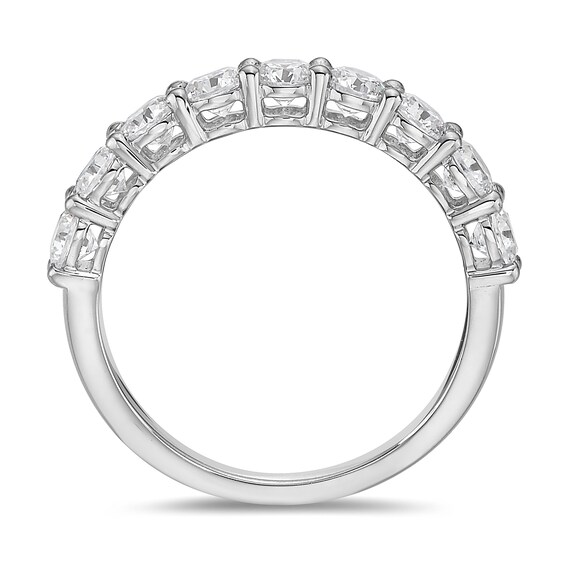 4 CT. T.w. Diamond Nine Stone Band in 10K Gold (I/I2