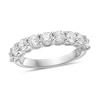 Thumbnail Image 1 of 1-1/2 CT. T.W. Diamond Nine Stone Band in 10K White Gold (I/I2)