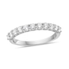Thumbnail Image 1 of 3/4 CT. T.W. Diamond Eleven Stone Band in 10K White Gold (I/I2)