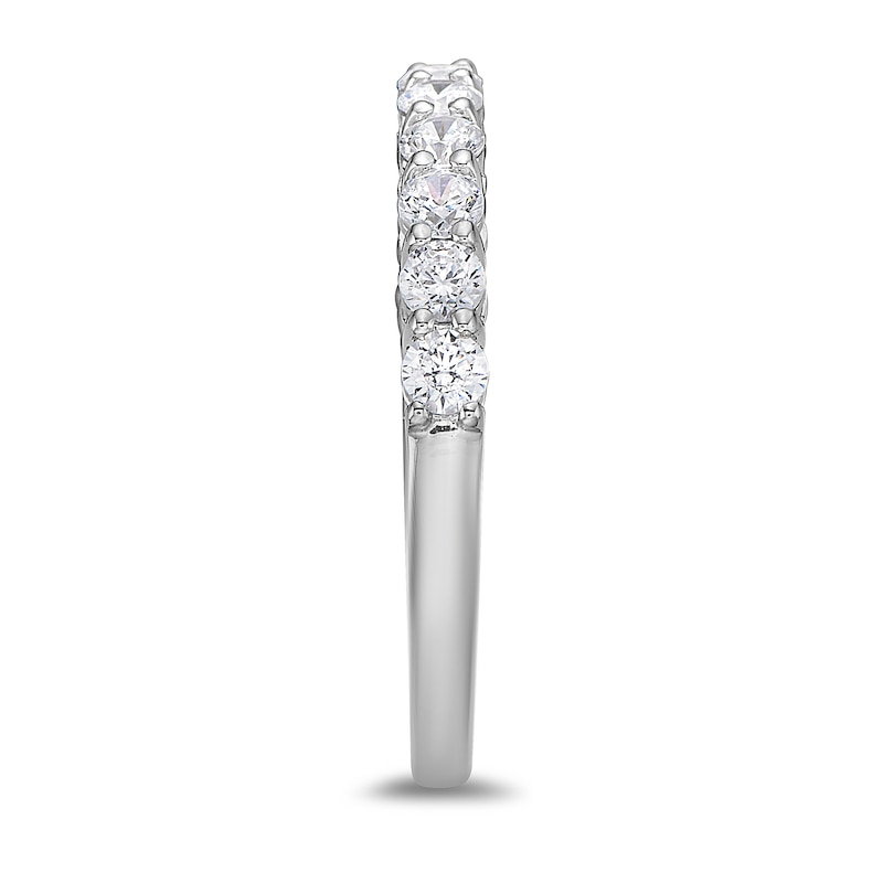 Main Image 2 of 3/4 CT. T.W. Diamond Eleven Stone Band in 10K White Gold (I/I2)