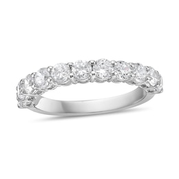 1-1/4 CT. T.W. Diamond Eleven Stone Band in 10K White Gold (I/I2)