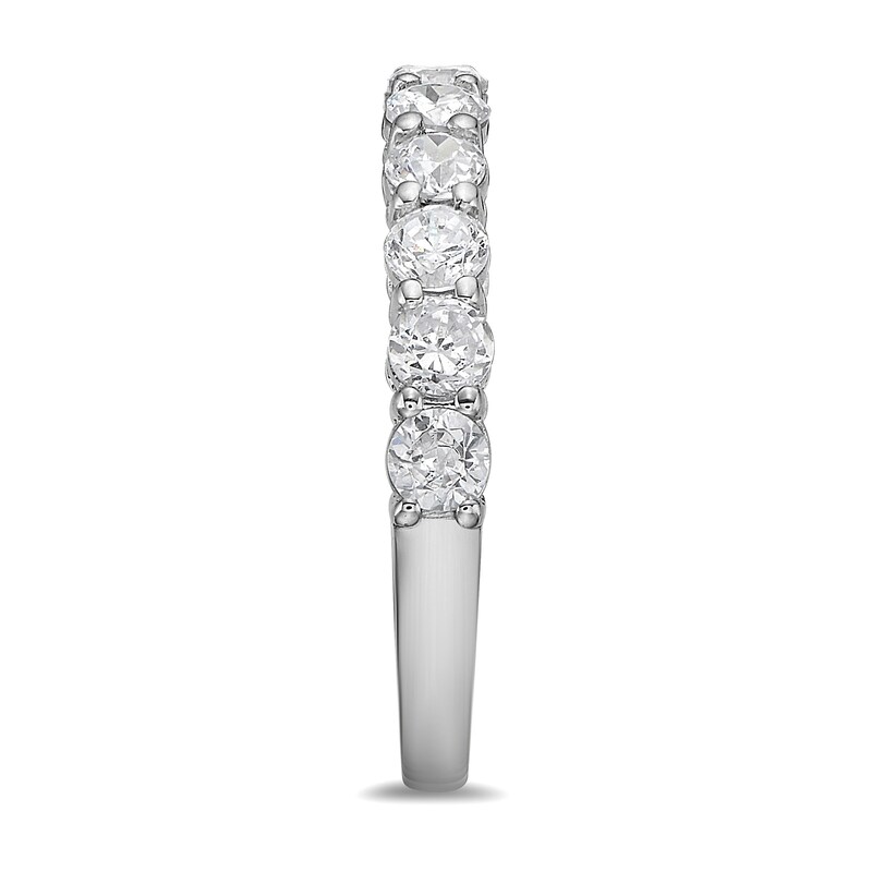 Main Image 2 of 1-1/4 CT. T.W. Diamond Eleven Stone Band in 10K White Gold (I/I2)