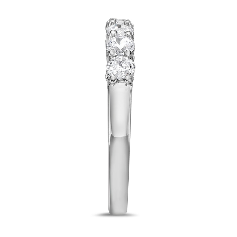 Main Image 2 of 3/4 CT. T.W. Diamond Seven Stone Band in 10K White Gold (I/I2)