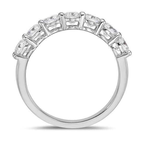 4 CT. T.w. Diamond Seven Stone Band in 10K Gold (I/I2