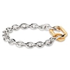 Thumbnail Image 1 of PDPAOLA™ at Zales Interlocking Paperclip Cable Chain Bracelet in Brass and 18K Gold Plate