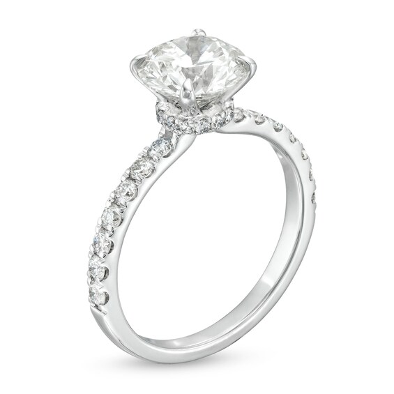 2-1/2 CT. T.w. Certified Lab-Grown Diamond Engagement Ring in 14K White Gold (H/Si2)
