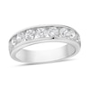 Thumbnail Image 1 of 1-1/2 CT. T.W. Diamond Channel Eleven Stone Band in 10K White Gold (I/I2)