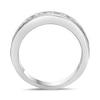 Thumbnail Image 3 of 1-1/2 CT. T.W. Diamond Channel Nine Stone Band in 10K White Gold (I/I2)