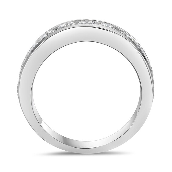 1-1/2 CT. T.w. Diamond Channel Nine Stone Band in 10K White Gold (I/I2)