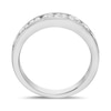 Thumbnail Image 3 of 1-1/4 CT. T.W. Diamond Channel Nine Stone Band in 10K White Gold (I/I2)