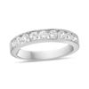 Thumbnail Image 1 of 3/4 CT. T.W. Diamond Channel Nine Stone Band in 10K White Gold (I/I2)