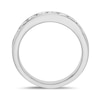Thumbnail Image 3 of 3/4 CT. T.W. Diamond Channel Nine Stone Band in 10K White Gold (I/I2)