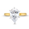 Thumbnail Image 4 of 3 CT. Certified Pear-Shaped Lab-Grown Diamond Solitaire Engagement Ring in 14K Gold (I/SI2)