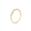 Thumbnail Image 3 of 1/20 CT. T.W. Diamond Waves Vintage-Style Band in 10K Gold