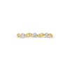 Thumbnail Image 4 of 1/20 CT. T.W. Diamond Waves Vintage-Style Band in 10K Gold