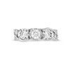 Thumbnail Image 4 of 1 CT. T.W. Diamond Past Present Future® Engagement Ring in 10K White Gold (I/I3)